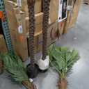 7ft Tall Artificial Phoenix Palm Tree for Outdoor Indoor Decor, Large Faux Coconut Silk Palm Tree Tropical Fake Tree Perfect for Outside Patio Poolside Home Office Decor (Set of 2)
