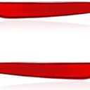 Yunnergo 149581800C Tail Rear Bumper Reflector Red Pair LH RH Compatible with Model Y 2023 2022 2021 2020