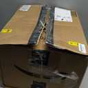 Wimarsbon Storage Ottoman, Vanity Stools with Metal Legs, 16.5" x 11.8" x 18" Modern Faux Mink Fur Footstool, Makeup Chair with Anti-Slip Feet, Accent Table,Footrest,Storage Bench for Bedroom (Black)