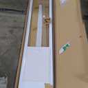 Ideal Pet Products Aluminum Pet Patio Door, Adjustable Height 77-5/8" to 80-3/8", 10-1/2" x 15" Flap Size, White