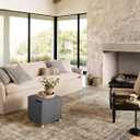 Loloi Amber Lewis Morgan 7'-3" x 9'-3" Area Rug in Sunset/Ink - Large Area Rug, Neutral Area Rug for Room Dcor, Vintage Rug Inspired, Soft Area Rug for Living Room, Bedroom, Dining Area