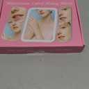 Tri-fold Vanity Mirror with Light,1X/5X/10X/20X/30X Makeup Magnifying Mirror with Lights,Rechargeable Travel Makeup Mirror with Foldable Stand,Dimmable in 3 Colors,Touch Control (White)