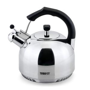 FreshAir™ Rapid Boil Stainless Steel 2.5 qt. Tea Kettle by Turbo Pot®, TimeandEnergy Saving Cookware for Gas Stove