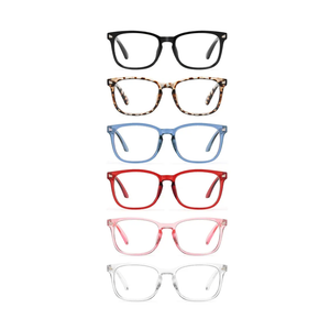 CCVOO 6 Pack Blue Light Blocking Reading Glasses, Anti Headache/Glare/Eye Strain Readers Computer Eyeglasses Women/Men (6 Pack Mix,1.75)