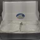 Bluewave Bedding Ultra Slim Gel Memory Foam Pillow for Stomach and Back Sleepers - Thin, Flat Design for Cervical Neck Alignment and Deeper Sleep (2.75-Inches Height, Standard Size)