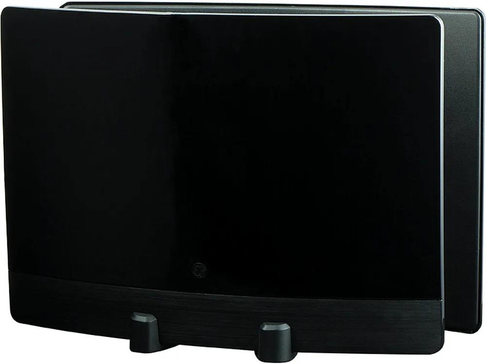 UltraPro GE UltraPro Optima TV Antenna with Signal Enhancing Reflector Panel, Supports 4K 1080P VHF UHF HD Digital Long Range Antenna, Smart TV Compatible, includes 10ft Coaxial Cable, Black, 34137