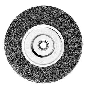 6in Wire Wheel Brush for Bench Grinder, Coarse Crimped Steel Wire 0.012" with 1/2" & 5/8" Arbor for Rust Removal - 1pack 6in Wire Wheel Brush for Bench Grinder, Coarse Crimped Steel Wire 0.012" with 1/2" & 5/8" Arbor for Rust Removal - 1pack