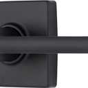 BRINKS  Contemporary Non-Locking Interior Door Lever, Matte Black - Designed for Sleek and Modern Homes and Blends Seamlessly with Interior Dcor (E2427-122)