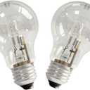 043168787963 78796 Halogen Light Bulb Replacement, A19 43W 120V Clear Halogen Bulbs, 60 Watt Equivalent, E26 Thread for Table Lamps & Home Use,2 PCS