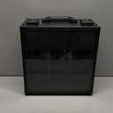 Kabinka Graded Card Storage Box with Display Window for PSA/CGC Holder, TSA Combination Lock Trading Deck Case for Sports Cards, Storage Slab Case with 6+2 EVA Dividers for MTG/TCGs(Black)