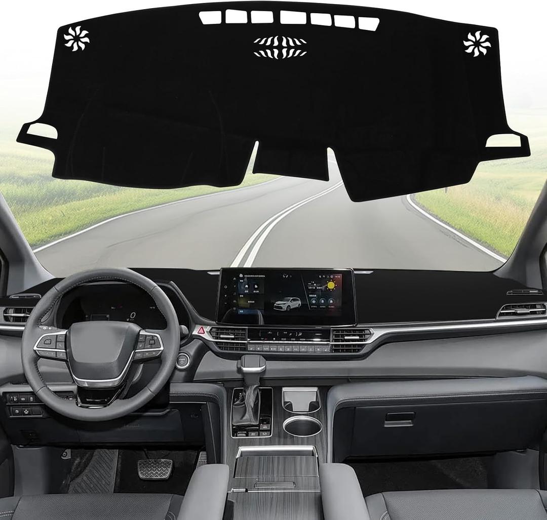 Dashboard Cover for 2021-2026 Toyota Sienna (Without HUD)