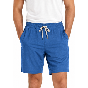 ODODOS Men's Athletic Shorts with Pockets 5" Quick Dry Lightweight Workout Gym Running Shorts, Royal Blue, Medium