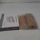 Ziciner Car Seat Gap Organizer, Premium Leather Auto Seat Storage Box, Vehicle Adjustable Front Seat Gap Filler, Car Seat Side Pocket Organizer for Phones, Glasses, Keys, Money, Cards (Khaki)