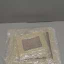 Kathfly Boho Picture Frames Set of 4 Rattan Scalloped Picture Frame Woven Handmade Photo Frames for Bohemian Wall Decor Tabletop Display Home Decor Gift (3.5'' x 5'', 4'' x 6'', 5'' x 7'', 8'' x 10'')