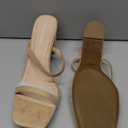 J. Adams Stormi Heeled Sandals Women Dressy Summer Flat Mules- Square Toe Double Band Low Block Heel Sandals - Chunky Sandals for Women - Summer Sandals, Womens Dress Sandals, Women's Heeled Sandals 11