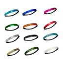 12pcs Glitter Elastic Hair Bands for Women Candy Color Sports Headbands Non-slip Sparkly Hair Wraps for Workout Spa Party Outdoor Activities Random Colors Random Color