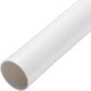 MECCANIXITY 2 Inch PVC Rigid Tube Round Pipe Tubing Hardware Tubing 46mm ID 50mm OD 9" Length White High Impact for Water Pipe, Crafts, Cable Sleeve