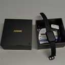 Smart Watch Fitness Tracker (Answer/Make Call), 24/7 Heart Rate Spo2 Blood Pressure Monitor Sleep Tracker, 114 Sports Modes Pedometer Calorie Step Tracker, Waterproof Activity Tracker for Women Men (Black)