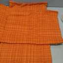 Kevin Textile Outdoor Waterproof Throw Pillow Covers 14x24 Inch Pack of 2 Woven Faux Linen Farmhouse Decorative Water Resistant Lumbar Cushion Covers for Tent Patio Garden Couch Sofa Orange