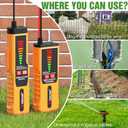 F04 Underground Wire Locator Tracer Tone Generator Kit and Probe with Earphone, Buried Wire Tester for Locating Breakage Cables & Wires Dog Fence Cables (Yellow)