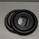 2 Packs Molded Nylon Ceiling Medallion for Light Fixtures and Ceiling Fans,9.8"OD x 4"ID x 0.94"P (Fits Canopies up to7-1/4") (Black)