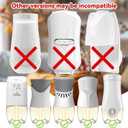 Plug in Refills Air Freshener  12 Pack Wall Plug-In Refill, Dreamy Marshmallow, Sicilian Lemon, Golden Apple, Vanilla Cake, 7.92 Fl Oz, Compatible with Air Wick & Glade, Not Include Glade Plus