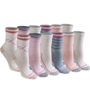 Dickies Women's Dri-tech Advanced Moisture Wicking Mid-Crew Socks,(6,12 Pairs)