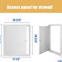 Thicken 1mm 16 x 20 Access Panel for Drywall,Attic Door, Ceiling Access Panel for Drywall,16x20 Metal Access Panels are Thickened to 1mm to Solve The Problem of Fragile Panels(Screwdriver Latch)