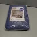 MIULEE Stone Blue Back Tab Blackout Curtains 63 Inch Length 2 Panels Set for Living Room Bedroom Privacy, Rod Pocket/Pinch Pleat Thermal Insulated Room Darkening Pleated Light Blocking Drapes