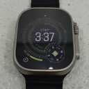 Apple Watch Ultra [GPS + Cellular 49mm] Titanium Case with Midnight Ocean Band, One Size 