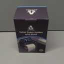 Minimal Toilet Paper Holder Self-Adhesive, Wall Mount, No Drill, Easy Installation (White)