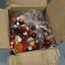 RoseCraft 4PCS Fall Decor, 19.5Inch Artificial Red Berry/Maple Leaf/Pumpkin Floral Stems Fall Branches Decorations, for Autumn Harvest Weeding Birthday Holiday Home Vase Arrangement Indoor Decor.