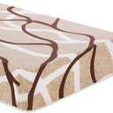 SearchI Printed Sofa Couch Cushion Covers Replacement Couch Seat Covers Stretch Patterned Sofa Seat Slipcovers Washable Furniture Protectors Sofa Slipcover Soft with Elastic Bottom(Medium-2 Seat) (Khaki)