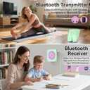 CD Player Portable Bluetooth Rechargeable: CD Players for Home Kegaudio 1800mAh Desktop Wall CD Player with Speakers with Dust Cover FM Radio USB Remote Control
