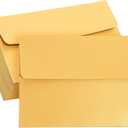 Paper Junkie 50 Pack A7 Metallic Gold Self-Sealing Envelopes for 5x7 Cards  Bulk Set for Wedding, Birthday Party, Greeting & Thank You Notes - A7 Envelopes