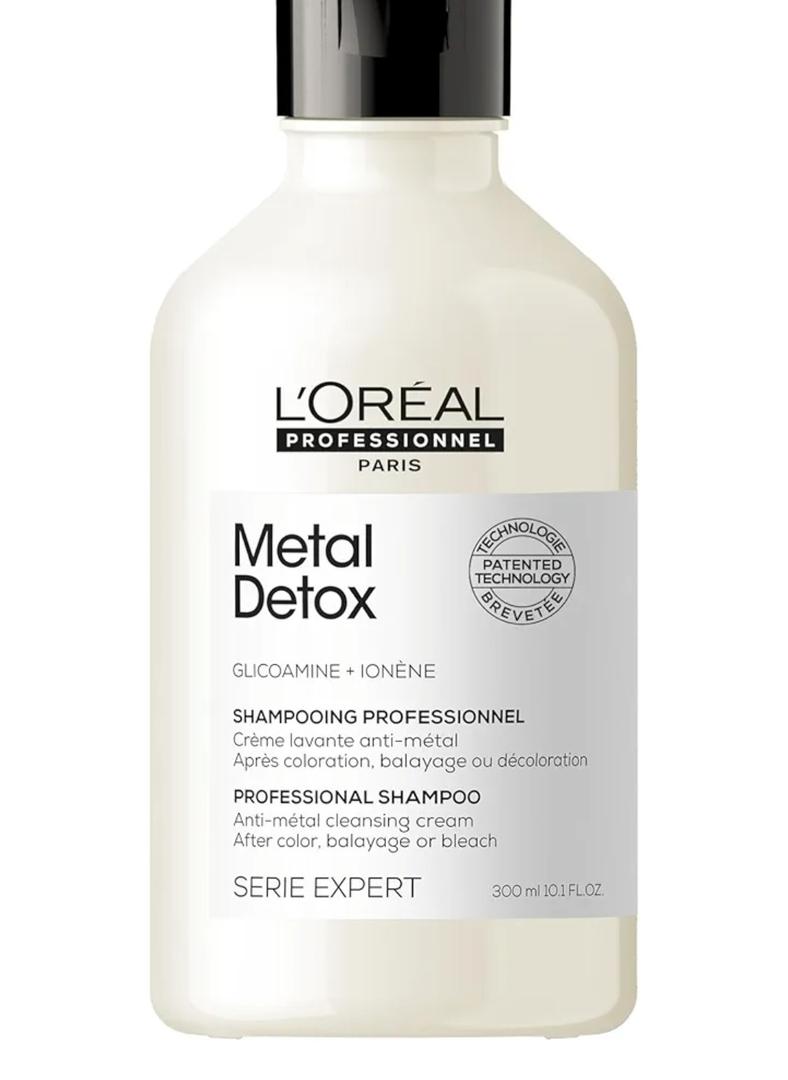 L'Oréal Professionnel Paris Metal Detox Shampoo - Sulfate-Free Anti-Breakage Shampoo For Damaged or Color-Treated Hair, Detoxifies, Prevents Damage & Prolongs Hair Color