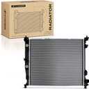 A-Premium Engine Coolant Radiator Assembly with Transmission Oil Cooler Compatible with Mercedes-Benz W166 X166 GL350, GL450, GLE450, ML250, ML350, ML400, Automatic Transmission, Replace# 0995001303