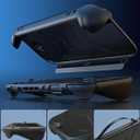 Grip Case for Nintendo Switch 2 (2025), Protective Case with Ergonomic Grip, Include Detachable Front Shell Face Cover, Bracket and Strap