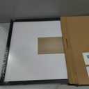 ZZFQXZ 16x20 Picture Frame Black Solid Wood 5x7in Pictures Frame with White mat or 16x20in Photo Frame Wall Home Decoratio (F22B1620W57)