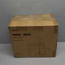 Qcen Juicer Machine, 500W Centrifugal Juicer Extractor with Wide Mouth 3 Feed Chute for Fruit Vegetable, Easy to Clean, Stainless Steel, BPA-free (Black)