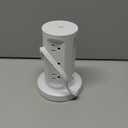 Power Strip Tower, kakyanill Surge Protector Tower 9 AC Outlets 8 USB (4 USB C), 6 Ft Retractable Extension Cord, Charging Station for Office Dorm Room, White