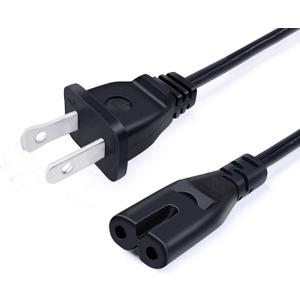 8ft AC Power Cord for TCL Roku TV 5 Series 6 Series 65 inch 4k QLED 55 inch 75 inch 4k 50 inch 43 inch TV Replacement AC Cable Power Cord