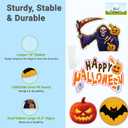 Yard Expressions 4pc Spooky Happy Halloween Yard Signs with Stakes - Easy to Install Halloween Yard Sign - Large 16" Waterproof Halloween Sign Yard  Durable, Reusable & Colorful Happy Halloween Lawn Sign