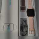 Smart Watch for Women, Answer/ Make Calls, Alexa Built-in, 1.85" Touch Screen Fitness Tracker for Android & iPhone, Heart Rate/ Sleep/ SpO2 Monitor Smartwatch, IP68 Waterproof 100+ Sport Modes, 2 Bands