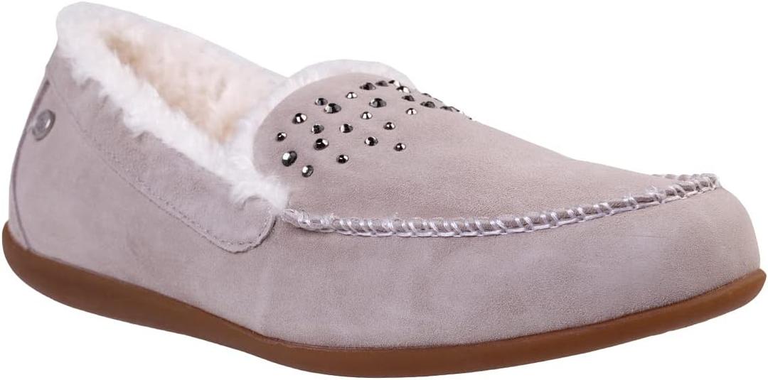 Spenco Women's Balboa Rhinestone Slipper (5.5, Grey)