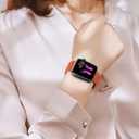Sport Bands Compatible with Apple Watch /41mm, SE 6/5/4 44/40mm, 38mm S/M M/L for Women Men Silicone iWatch Band