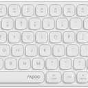 Rapoo 9010M Multi-Device Keyboard and Mouse Combo, 2.4GHz/Bluetooth 5.0/4.0 Wireless Keyboard & Mouse Set for Windows/Mac/Linux/Chrome, Support 4 Devices, Low-Profile Silent Click, Battery Powered
