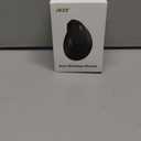 Acer Ergonomic Mouse Wireless, Adjustable DPI Vertical Mouse 1000/1200/1600 with 6 Buttons, Rechargeable Ergo Mice with 2.4GHz USB Receiver for Computer, Laptop, PC, iMac and Desktop, OMR241