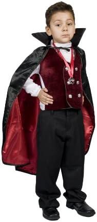 MONIKA FASHION WORLD Boys Kids Vampire Halloween Costume, Dracula​ , Size S(4-5)