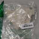 2 Inch Beige Cotton Pleated Ribbon Elastic Ruffle Lace Trim Floral Embroidered Gathered Wave Edge Mesh Vintage Soft Stretchy Ribbons for Sewing Making Costume Decoration Wedding DIY Craft